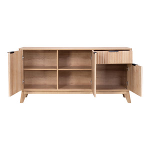 Μπουφές Hamea pakoworld mdf σε φυσική απόχρωση 150x39