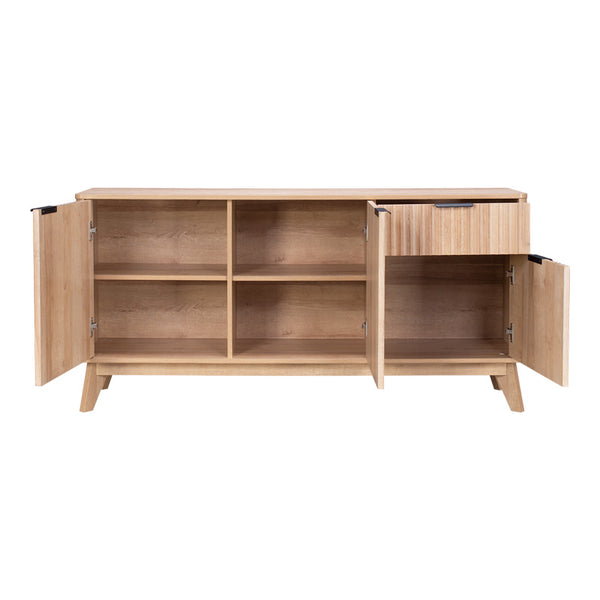 Μπουφές Hamea pakoworld mdf σε φυσική απόχρωση 150x39