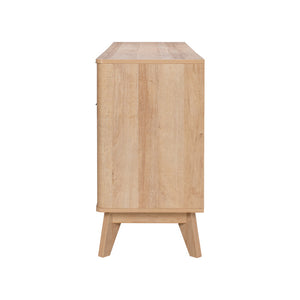 Μπουφές Hamea pakoworld mdf σε φυσική απόχρωση 150x39