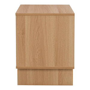 Κομοδίνο Jenfia pakoworld mdf σε φυσική απόχρωση 48x39x50