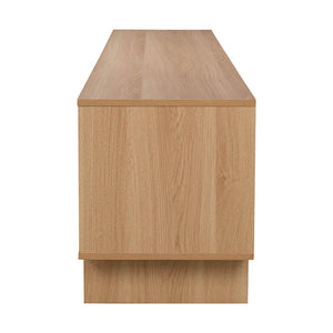 Έπιπλο τηλεόρασης Jenfia pakoworld mdf σε φυσική απόχρωση 180x39x45