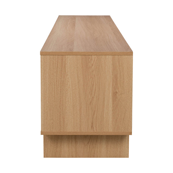 Έπιπλο τηλεόρασης Jenfia pakoworld mdf σε φυσική απόχρωση 180x39x45