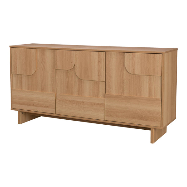 Μπουφές Jenfia pakoworld mdf σε φυσική απόχρωση 150x39x75