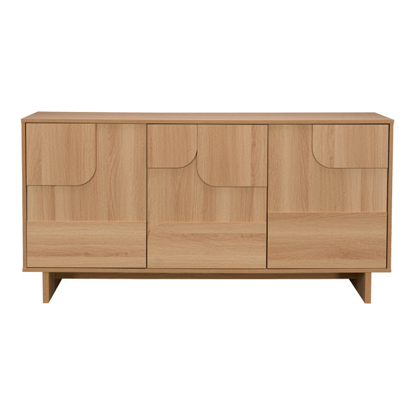 Μπουφές Jenfia pakoworld mdf σε φυσική απόχρωση 150x39x75