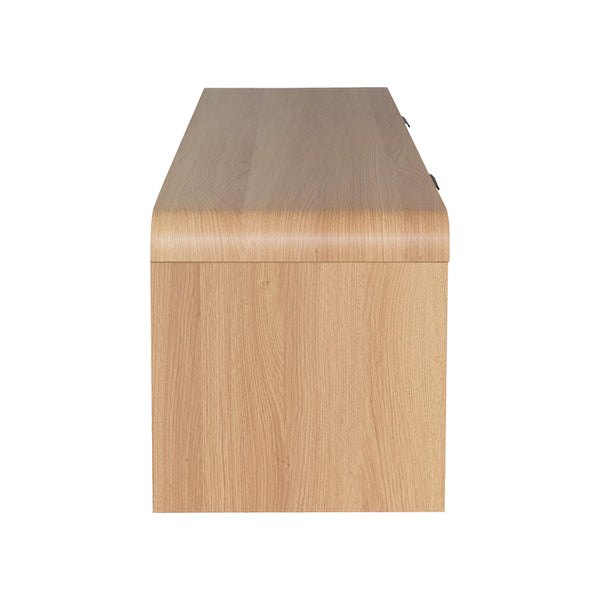 Έπιπλο τηλεόρασης Anfen pakoworld mdf σε φυσική απόχρωση 160x39x40