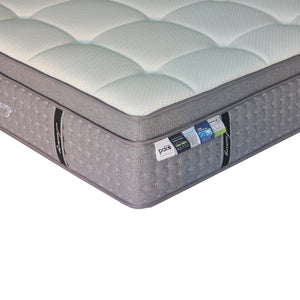 Στρώμα Luxury pakoworld pocket spring+gel memory foam+latex 34-36cm 150x200εκ