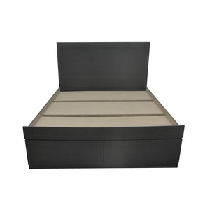 Κρεβάτι Olympus pakoworld με συρτάρι σε wenge απόχρωση 100x200εκ