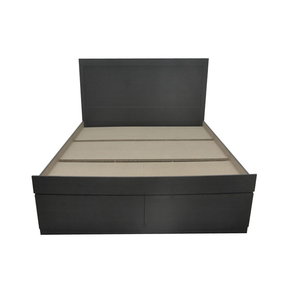 Κρεβάτι Olympus pakoworld με συρτάρι σε wenge απόχρωση 100x200εκ