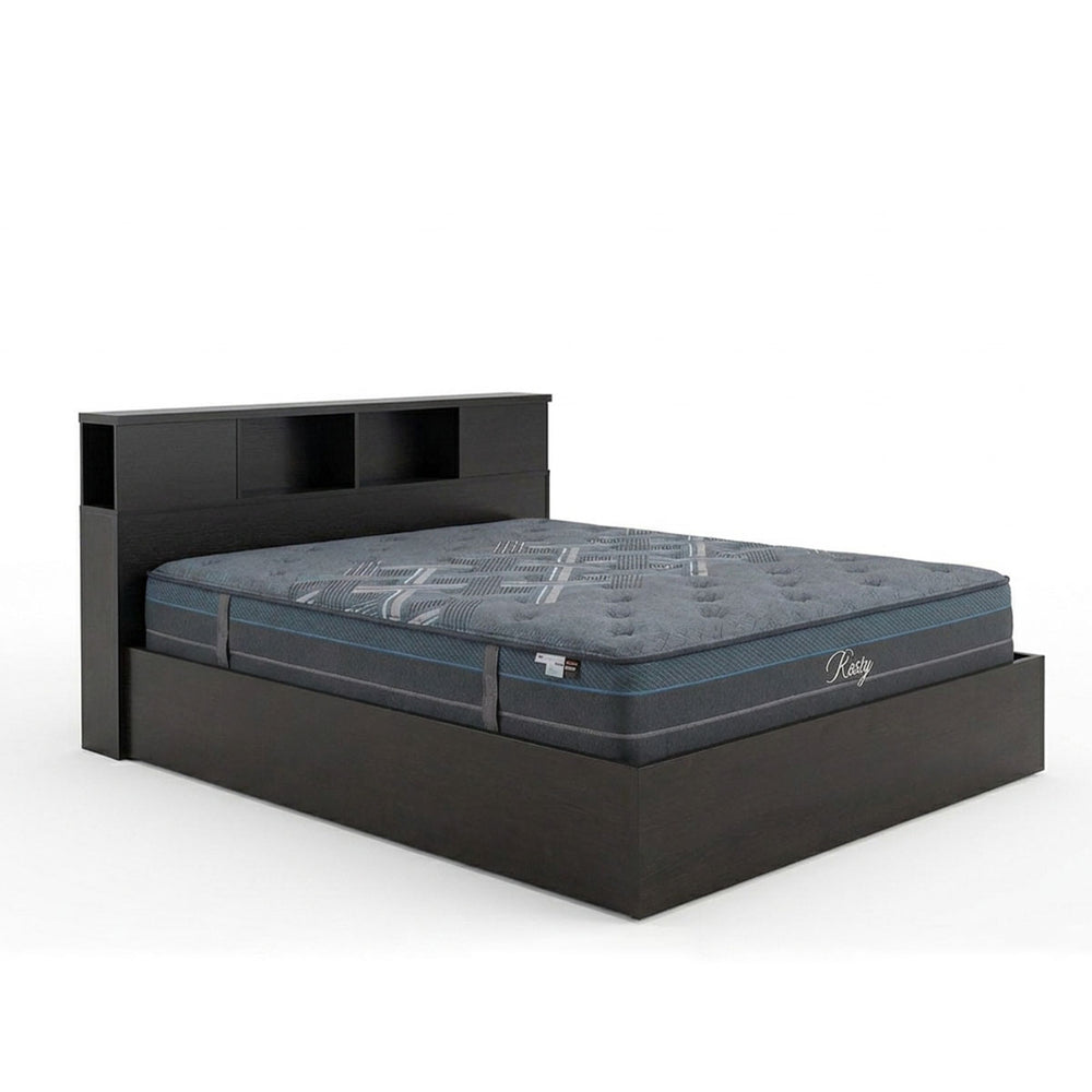 Κρεβάτι με στρώμα Olympus Resty pakoworld wenge 160x200εκ