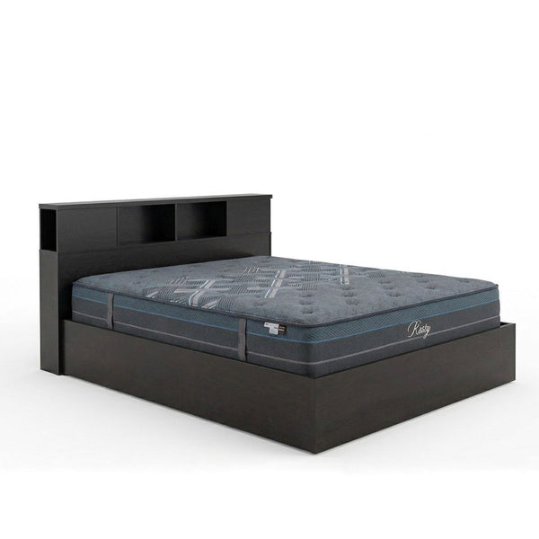 Κρεβάτι με στρώμα Olympus Resty pakoworld wenge 160x200εκ