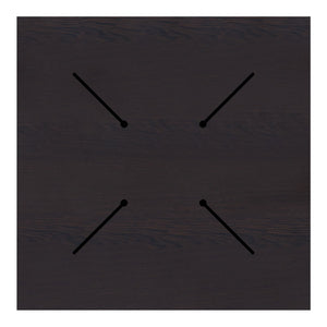 Επιφάνεια τραπεζιού Portico pakoworld HPL wenge 69x69εκ πάχους 12mm