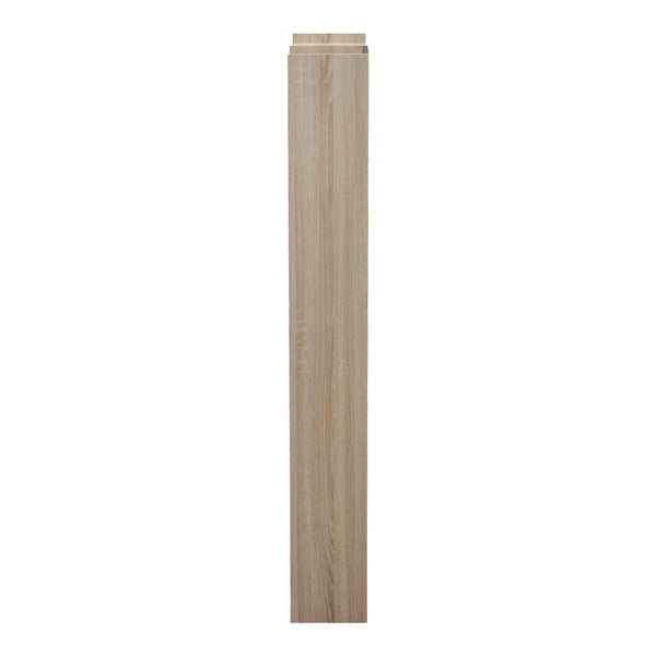 Βιβλιοθήκη Corpus pakoworld sonoma - ανθρακί 61x22x162εκ