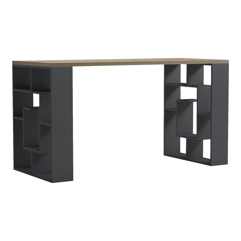 Γραφείο εργασίας Lovet pakoworld ανθρακί-sonoma 140x60x75εκ