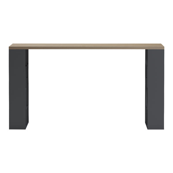 Γραφείο εργασίας Lovet pakoworld ανθρακί-sonoma 140x60x75εκ