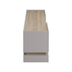 Έπιπλο τηλεόρασης Wendo pakoworld γκρι-sonoma 200x37x47εκ