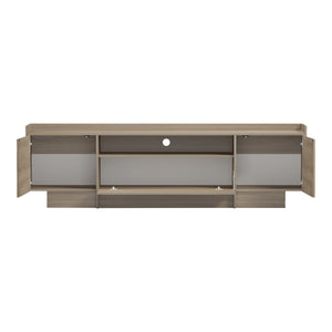 Έπιπλο τηλεόρασης Derden pakoworld sonoma 197x38x58εκ