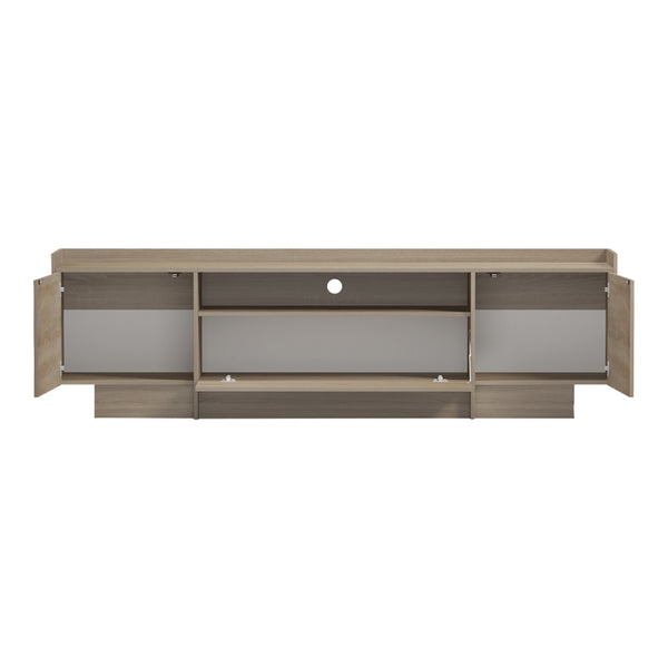 Έπιπλο τηλεόρασης Derden pakoworld sonoma 197x38x58εκ