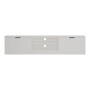 Έπιπλο τηλεόρασης Lemardo pakoworld λευκό 180x40x40εκ