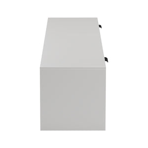 Έπιπλο τηλεόρασης Lemardo pakoworld λευκό 180x40x40εκ