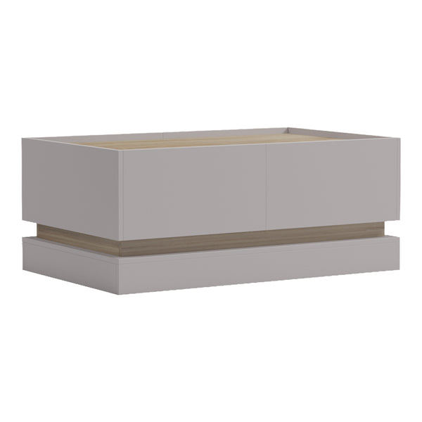 Τραπέζι σαλονιού Wendo pakoworld γκρι-sonoma 97x60x40εκ