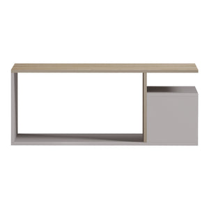 Τραπέζι σαλονιού Wendo pakoworld γκρι-sonoma 91x37x50εκ