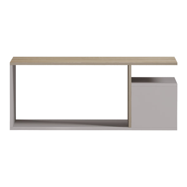 Τραπέζι σαλονιού Wendo pakoworld γκρι-sonoma 91x37x50εκ