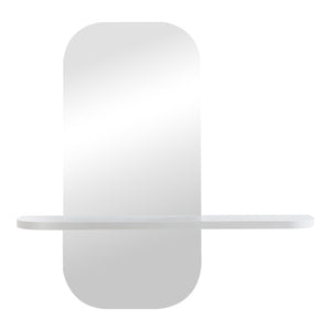 Καθρέπτης Lunaria pakoworld λευκό MDF 60x11.5x60εκ