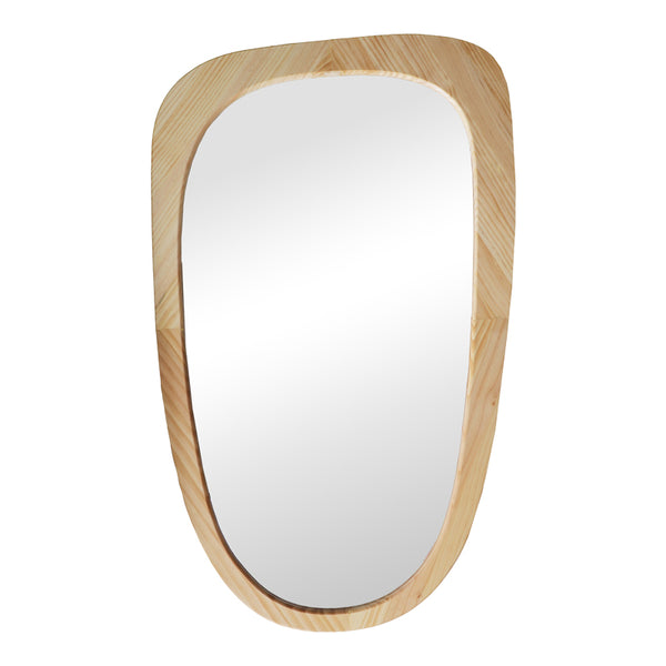 Καθρέπτης Phaedra pakoworld MDF σε φυσική απόχρωση 74x2