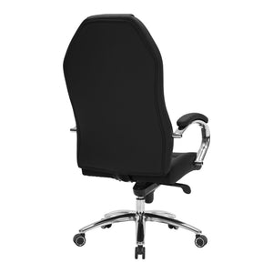 Καρέκλα γραφείου διευθυντή Ionia pakoworld μαύρο PU 67x49