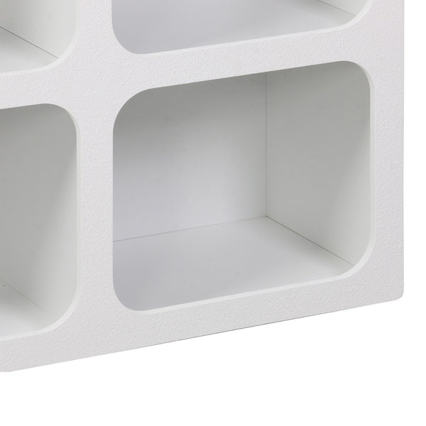 Μπουφές Emersi pakoworld με ράφια mdf σε λευκή απόχρωση 120x35x76εκ