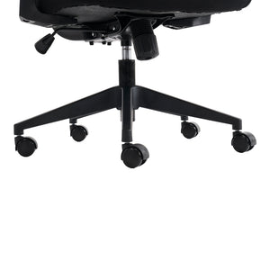 Καρέκλα γραφείου διευθυντή Cadrey pakoworld mesh μαύρο 67x64x120-128εκ