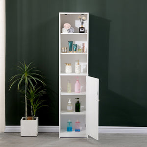 Ντουλάπι-στήλη Desilia pakoworld mdf λευκό 37x30x160εκ