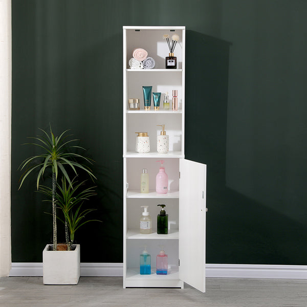 Ντουλάπι-στήλη Desilia pakoworld mdf λευκό 37x30x160εκ