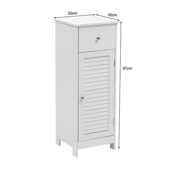 Ντουλάπι-στήλη Chesy pakoworld mdf σε φυσική απόχρωση 32x30x87εκ