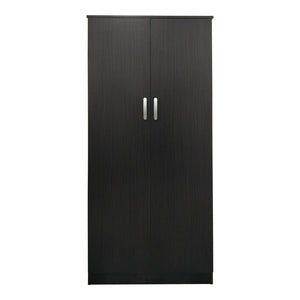 Ντουλάπα δίφυλλη Athos pakoworld σε wenge απόχρωση 80x42x180εκ