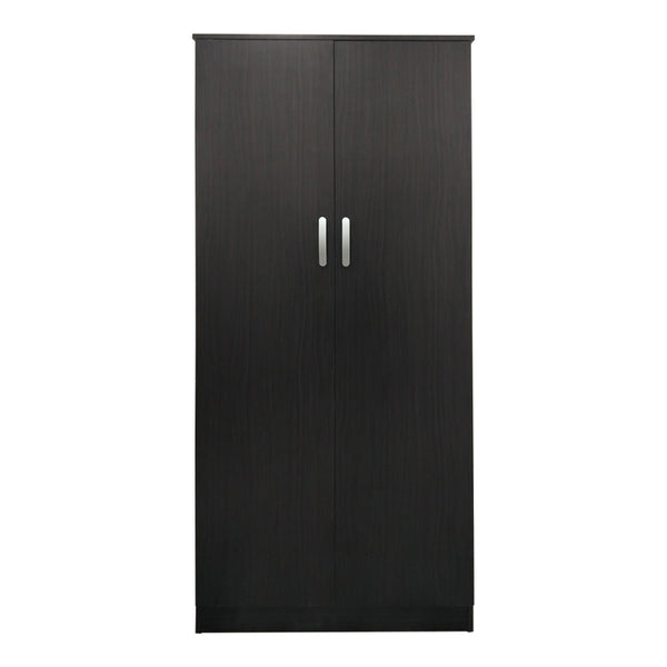 Ντουλάπα δίφυλλη Athos pakoworld σε wenge απόχρωση 80x42x180εκ