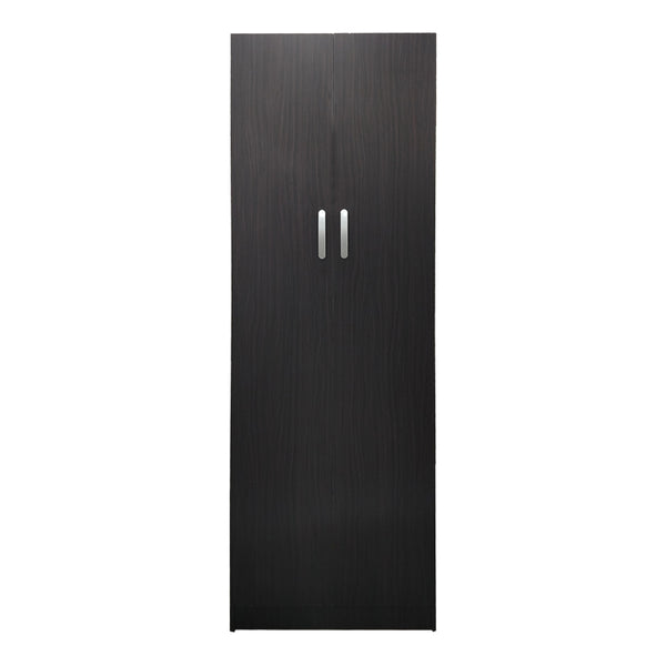 Ντουλάπα δίφυλλη Athos pakoworld σε wenge απόχρωση 60x42x180εκ