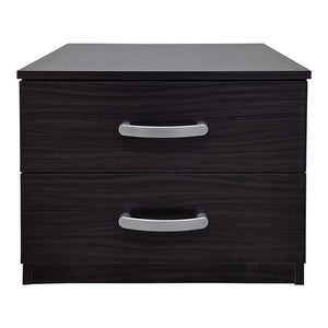 Κομοδίνο Athos pakoworld σε wenge απόχρωση 48x40x41.5εκ