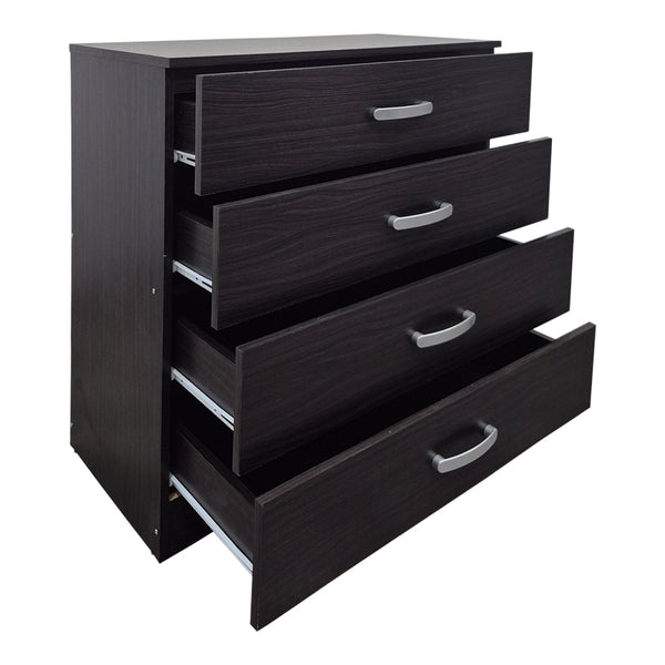 Συρταριέρα Athos pakoworld σε wenge απόχρωση 80x40x79εκ
