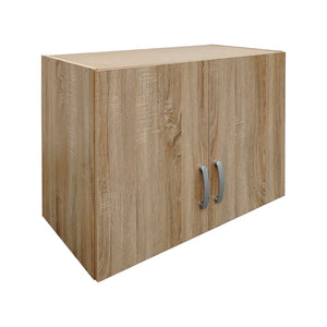 Ντουλάπα τετράφυλλη με πατάρι Athos Ι pakoworld sonoma 160x42x240εκ