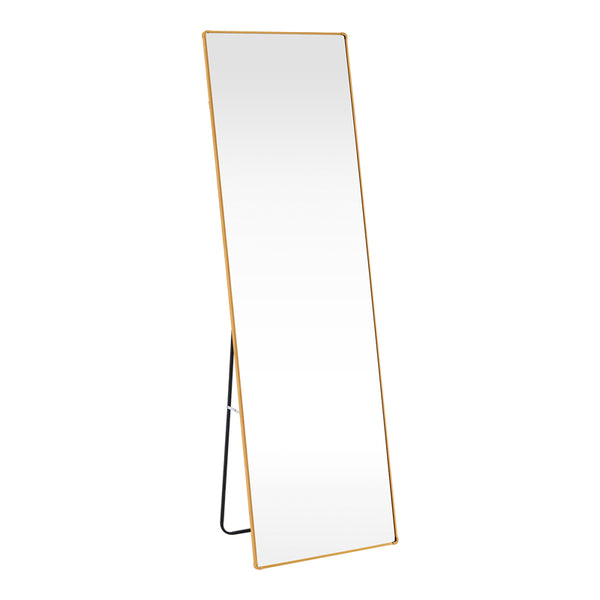 Καθρέπτης Moira pakoworld αλουμίνιο χρυσό 50x28x160εκ