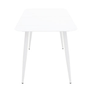 Τραπέζι Vista pakoworld αλουμίνιο σε λευκη απόχρωση 150x80x72εκ