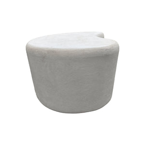 Τραπέζι σαλονιού Fedris pakoworld mdf λευκό 80x70x34εκ