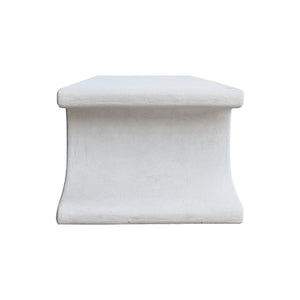 Τραπέζι σαλονιού Nafel pakoworld mdf λευκό 120x60x45εκ
